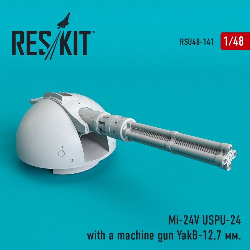 RESKIT RSU48-0141 Mi-24V USPU-24 with a machine gun YakB-12.7 мм 1/48