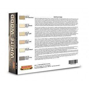 Lifecolor CS38 Acrylic paint set White Wood 6x22ml – imagen 2