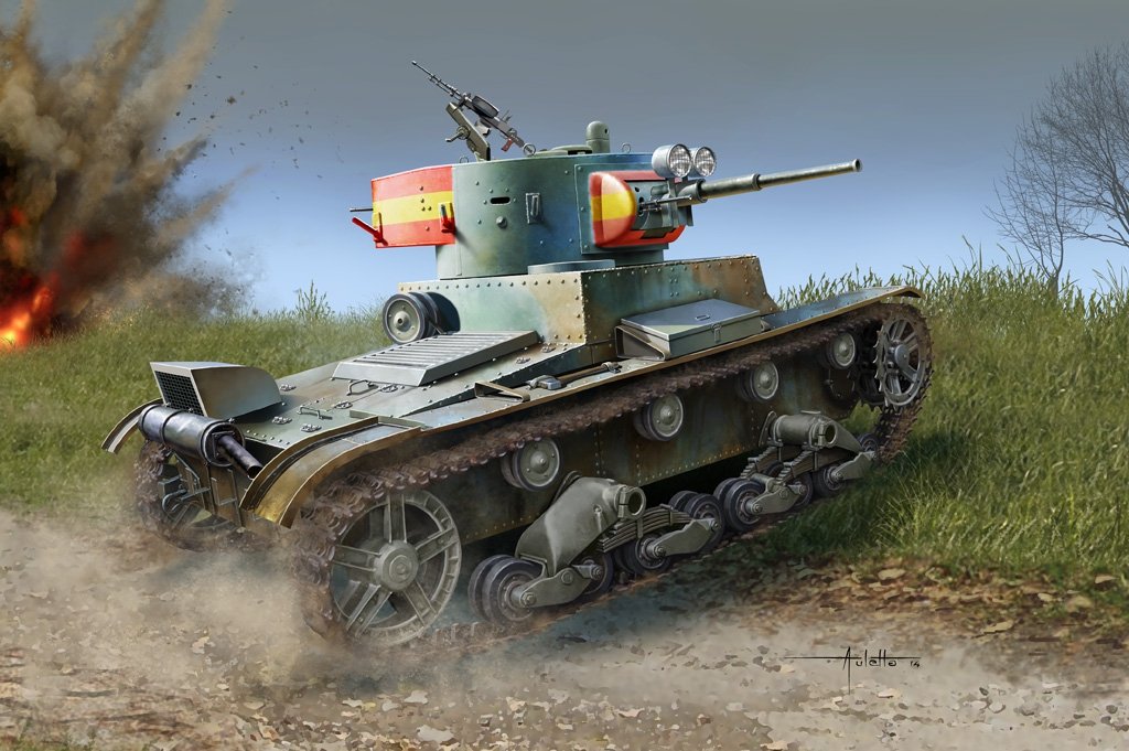 Hobby Boss 83810 Soviet T-26 Light Infantry Tank Mod.1936-1937 1/35