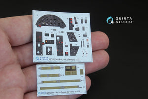 Intérieur imprimé en 3D et coloré sur papier décalcomanie Quinta Studio QD32040 F4U-1A Corsair (pour maquette Tamiya) 1/32 – image 2