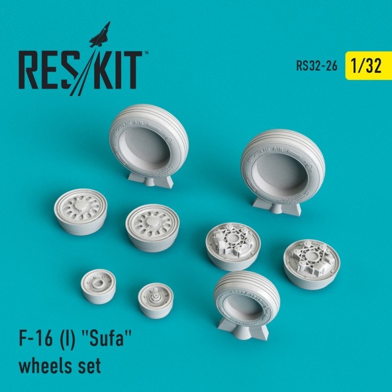 RESKIT RS32-0026 F-16 (I) "Sufa" wheels set 1/32