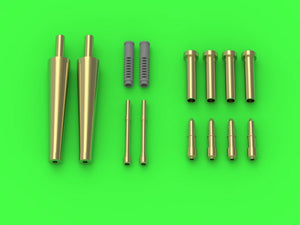 Master AM-48-165 Spitfire Mk. IIb/Vb - 20mm Hispano cannon barrels in shrouds (for Eduard model) 1/48 – image 2