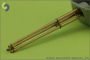 Master AM-35-001 M197 - Canon rotatif à trois tubes de 20 mm - tubes tournés avec brides de canon photogravées (1/35)  – image 5
