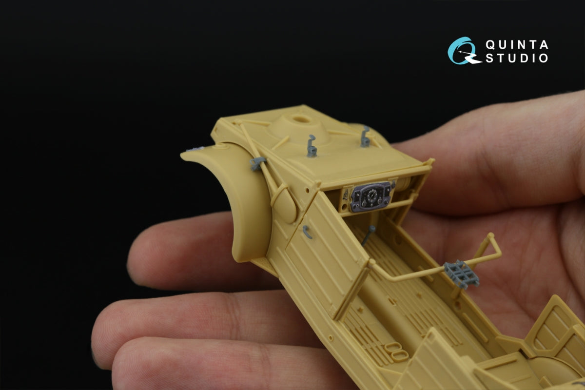 Quinta Studio QD+35141 Kubelwagen Type 82 3D-Printed &amp;amp; coloured Interior on decal paper (Tamiya) (with 3D-printed resin parts) 1/35 – Bild 14