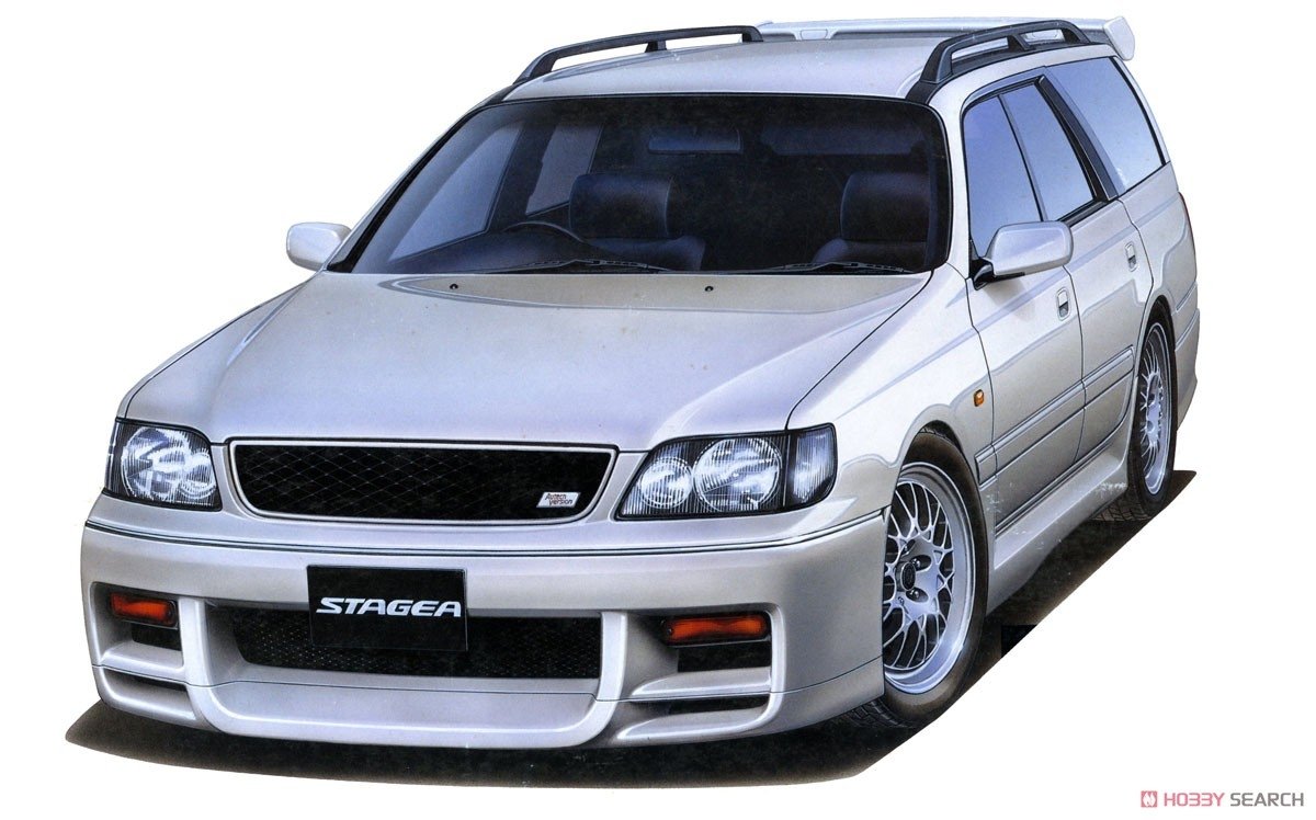 Fujimi 046136 ID-147 Nissan Stagea Autech Version 260RS / 25X Quatre 1/24 – image 2