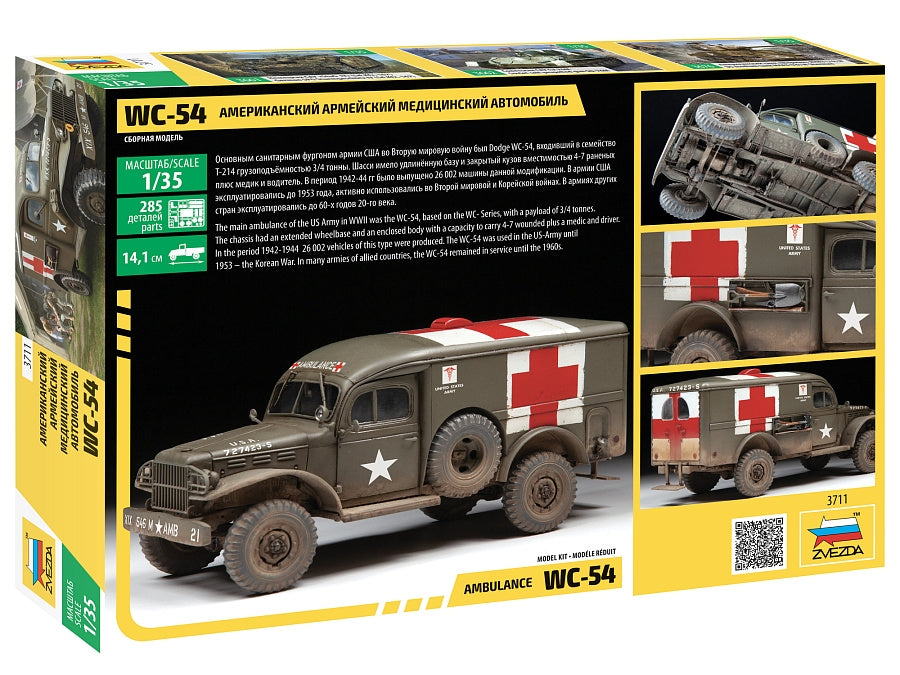 Zvezda 3711 Dodge WC-54 Ambulance 1/35 – image 2