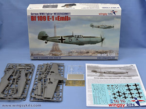 Wingsy Kits D5-07 German WWII Fighter MESSERSCHMITT Bf 109 E-1 1/48 – immagine 2