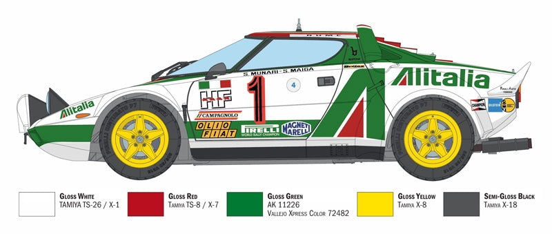 Italeri 4714 Lancia stratos HF Gr.4 Monte Carlo 1977 1/12 – Bild 3