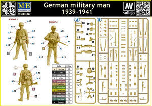 Master Box 35227 German military man, 1939-1941 1/35 – immagine 2