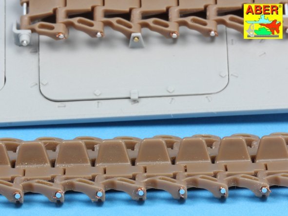 Aber 16068A Panzer IV track link pins x 25 pcs. 1/16 – immagine 5