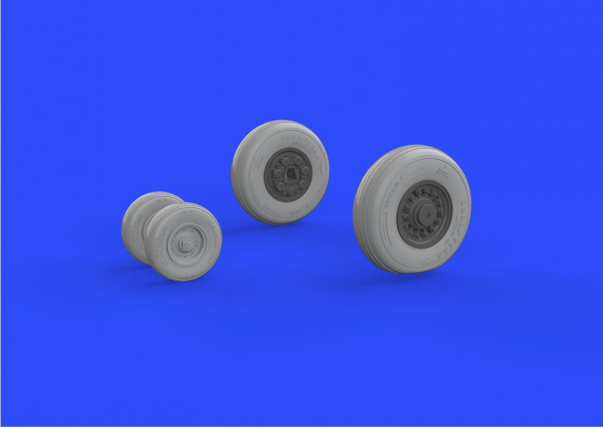 Eduard 644084 F-14A w/ late wheels LööKplus for Tamiya 1/48 – immagine 3