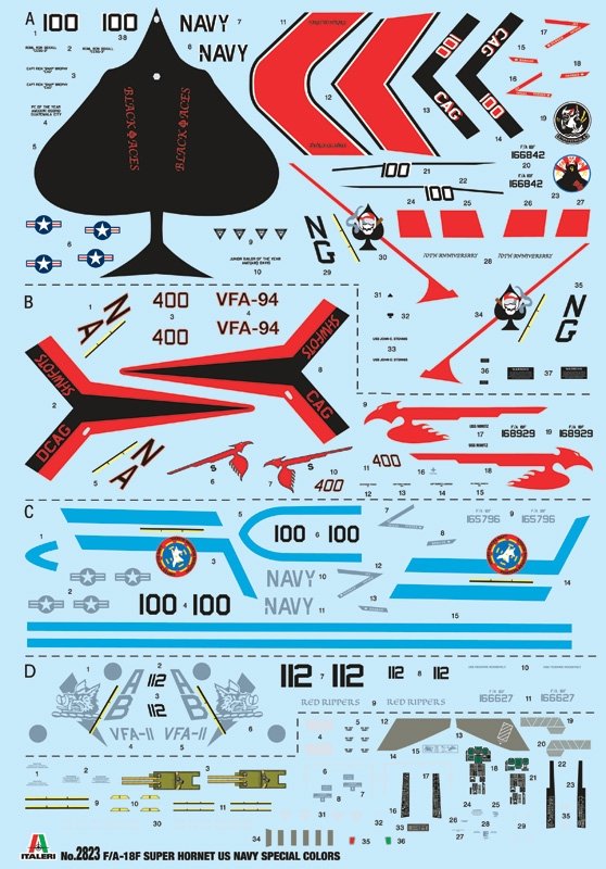Italeri 2823 F/A-18F US Navy Special Colors 1/48 – image 4