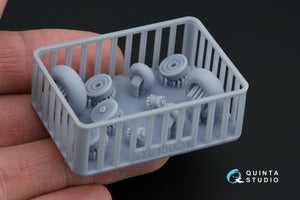 Quinta Studio QT48024 Ka-52 Wheels with separate hubs and weighted tires (Zvezda) 1/48 – Bild 5