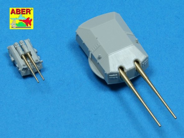 Aber 350L-45 Set of barrels 203mm x 8; 105mm x 12 for Prinz Eugen class crusies 1/350 – Bild 4