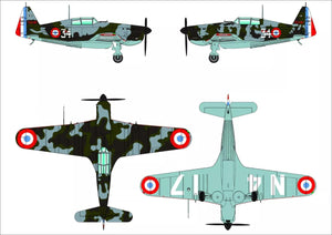 Dora Wings 48031 Morane-Saulnier MS.406C.1 - Battle Of France 1/48 – immagine 8