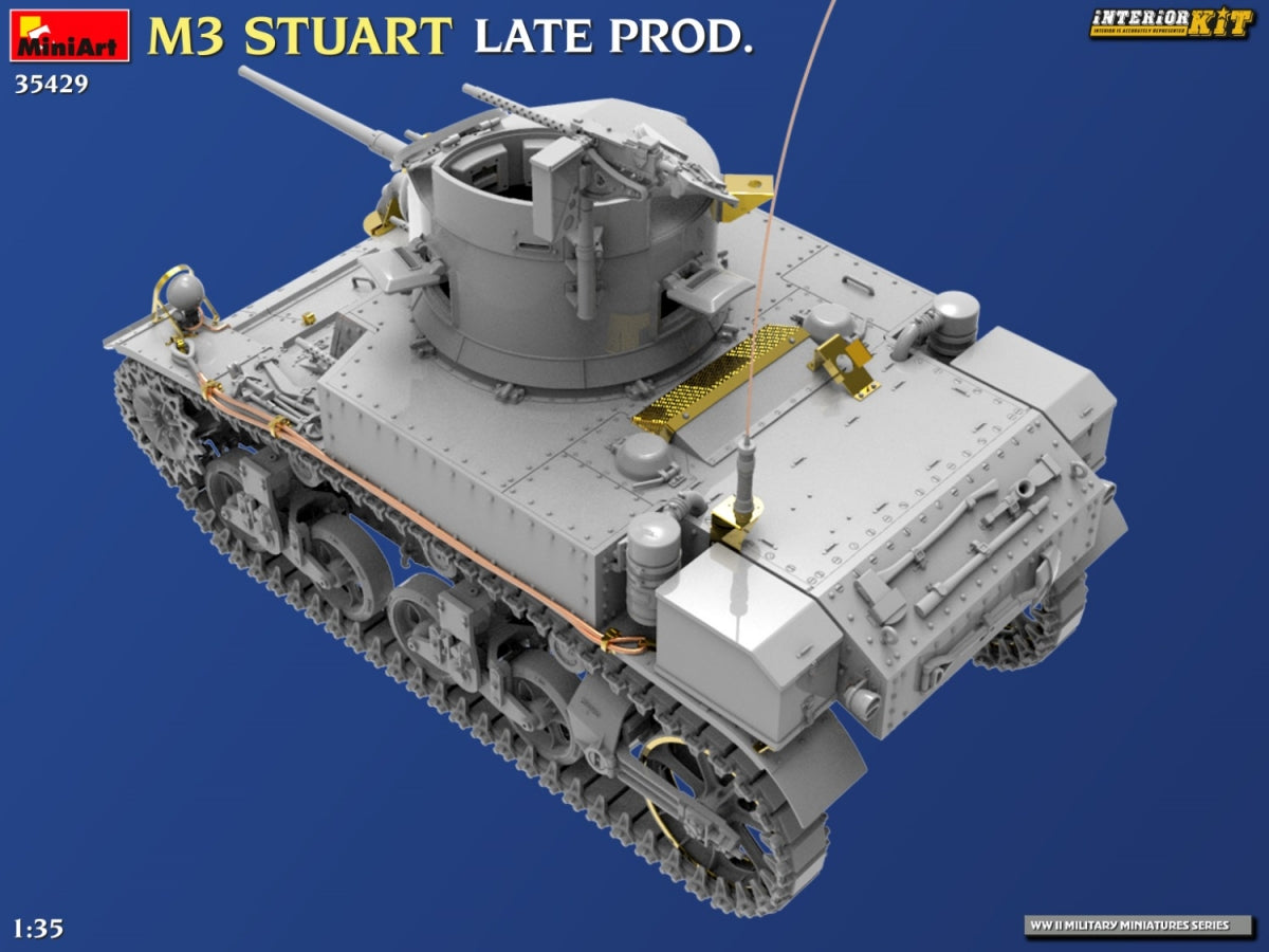 MiniArt 35429 M3 STUART LATE PROD. INTERIOR KIT 1/35 – Bild 7