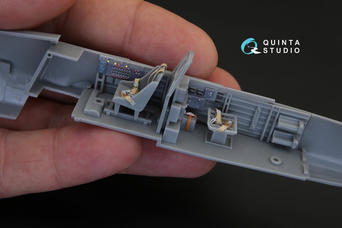 Quinta Studio QD48092 Ju 87D/G 3D-Printed &amp;amp; coloured Interior on decal paper (for Hasegawa kit) 1/48 – Bild 10