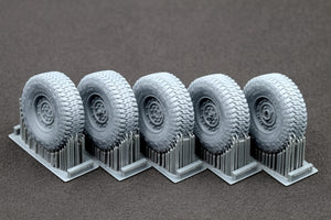 ScaleX WM 35002S HMMWV MT/R 12-bolt Sagged wheel set (for Academy, ICM) 1/35