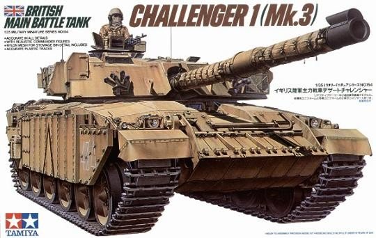 Tamiya 35154 Br.Challenger 1 Mk.3 1/35
