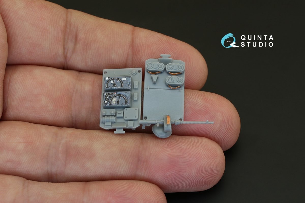 Quinta Studio QD48078 Fi-156 3D-Printed &amp;amp; coloured Interior on decal paper (for Tamiya kit) 1/48 – zdjęcie 9