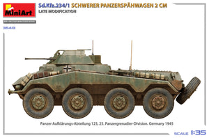 MiniArt 35413 Sd.Kfz.234/1 Schwerer Panzerspähwagen (2 cm). Late Mod 1/35 – imagen 7
