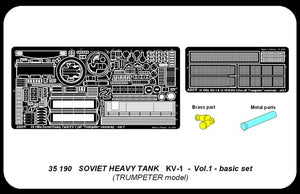 Aber 35190 Russian heavy tank KV-1 - vol.1 - basic set 1/35 – immagine 5