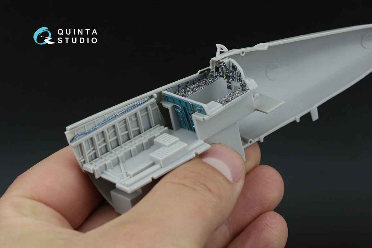 Quinta Studio QD48598 F-15A/F-15C Early/F-15J Early 3D-Printed &amp;amp; colored Interior on decal paper (Hasegawa) 1/48 – image 5