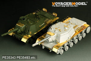 Maquette Voyager PE35493, SU-152 soviétique de la Seconde Guerre mondiale (version de base, fin de production) pour TRUMPETER 05568, échelle 1/35 – image 16