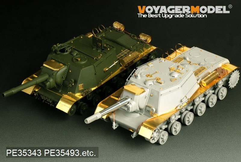 Maquette Voyager PE35493, SU-152 soviétique de la Seconde Guerre mondiale (version de base, fin de production) pour TRUMPETER 05568, échelle 1/35 – image 16