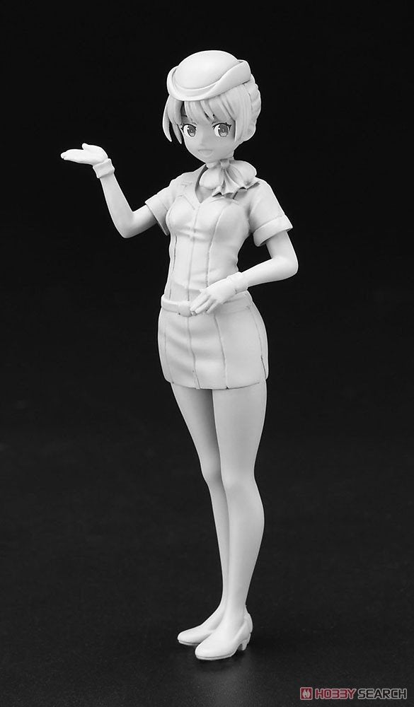 Hasegawa SP465 Egg Girls Collection 12 Sara Mayuki (CA) avec avion de ligne 1/20 – image 2