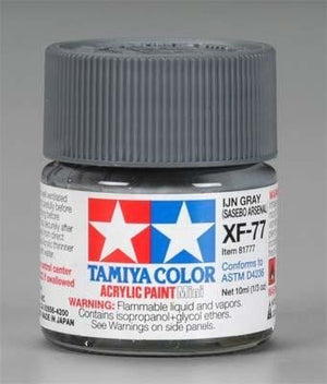 Tamiya XF77 IJN Gray (Sasebo Arsenal) (81777) Acrylic paint 10ml – immagine 2