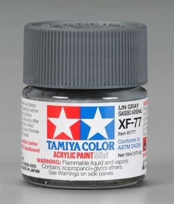 Tamiya XF77 IJN Gray (Sasebo Arsenal) (81777) Acrylic paint 10ml – immagine 2