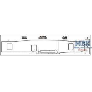 Wood Hunter W70186 USS Hornet CV-8 (Trumpeter 05727) 1/700