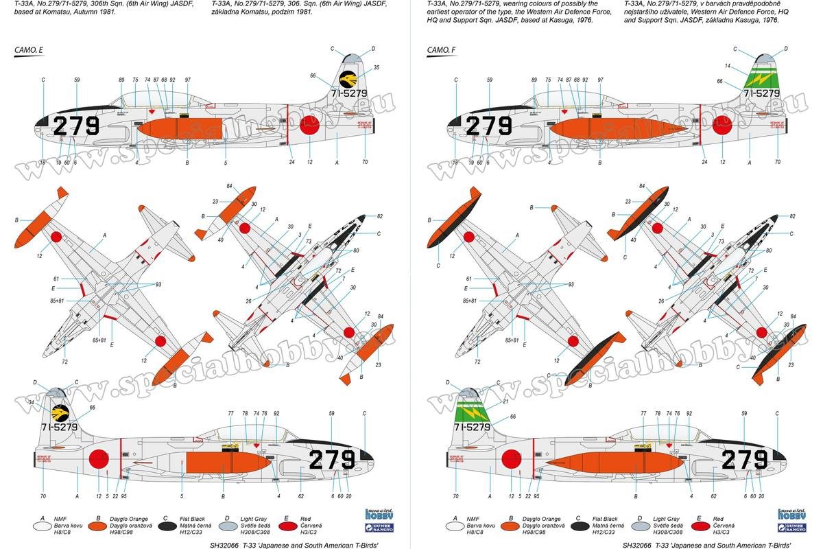 Special Hobby 32066 T-33 &amp;#39;Japanese and South American T-Birds&amp;#39; 1/32 – Bild 4