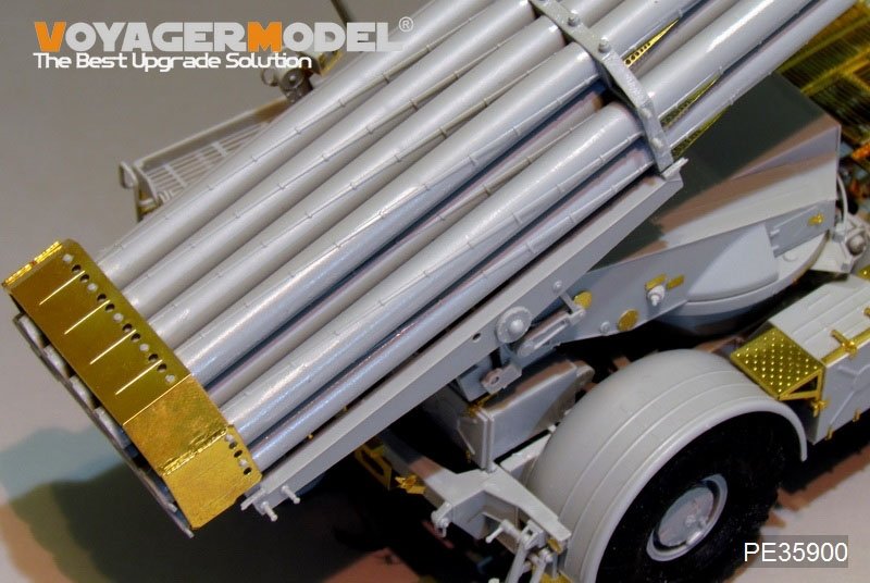 Voyager Model PE35900 Modern Russian 9P140 TEL of 9K57 Uragan(BM-27) MLRS Basic For TRUMPETER 1/35 – Bild 11