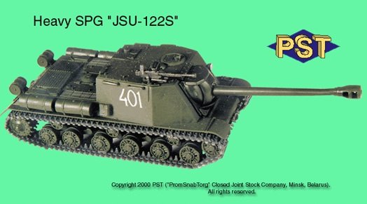 PST 72006 Self-propelled assault gun ISU-122S 1/72 – immagine 2