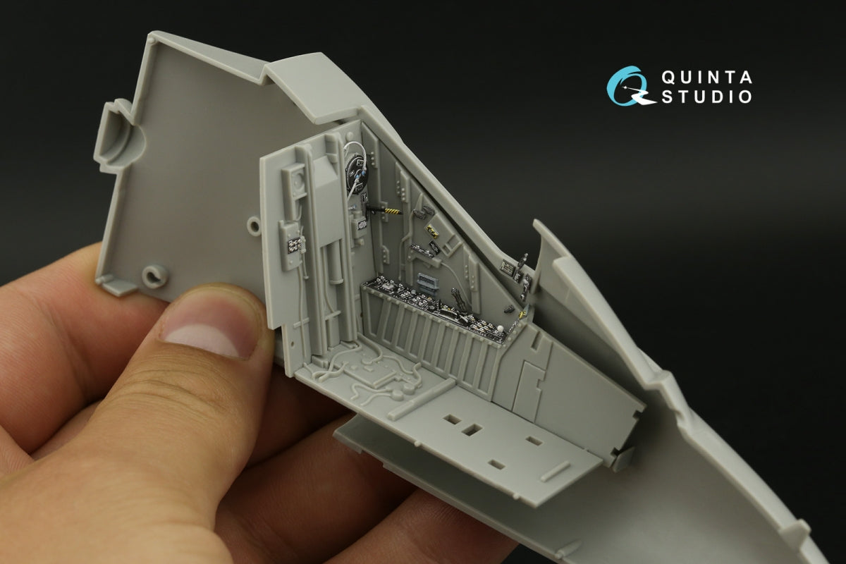 Quinta Studio QDS-32194 AV-8B Harrier II late 3D-Printed &amp;amp; coloured Interior on decal paper (Trumpeter) (small version) 1/32 – immagine 12