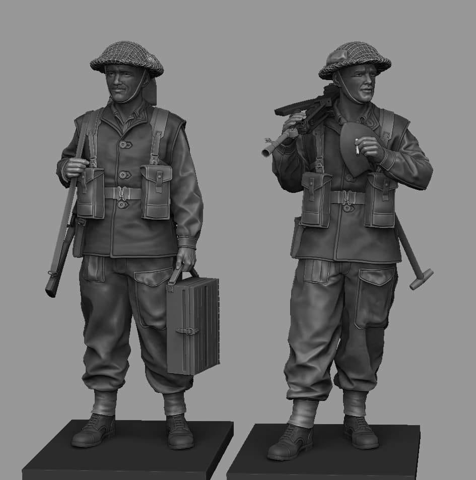 Panzer Art FI35-201 British Bren team set 1/35 – imagen 3