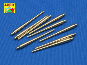 Aber 350L-05 Set of 9pcs 406mm long barrels for US ships for turrets without antiblast covers: North Carolina, Washington 1/350