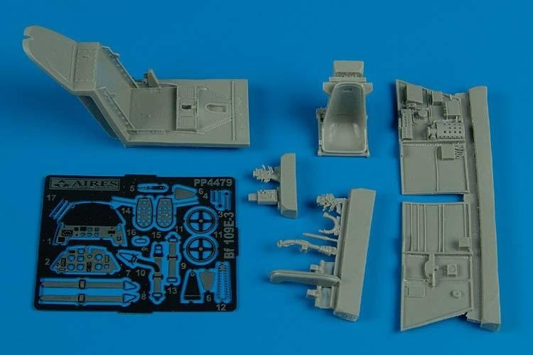 Aires 4479 Bf 109E-3 cockpit set 1/48 Academy