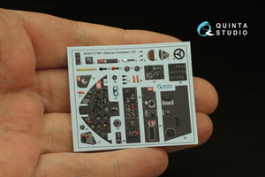 Quinta Studio QD32172 F8F-1 Bearcat 3D-Printed colored Interior on decal paper (Trumpeter) 1/32 – image 3