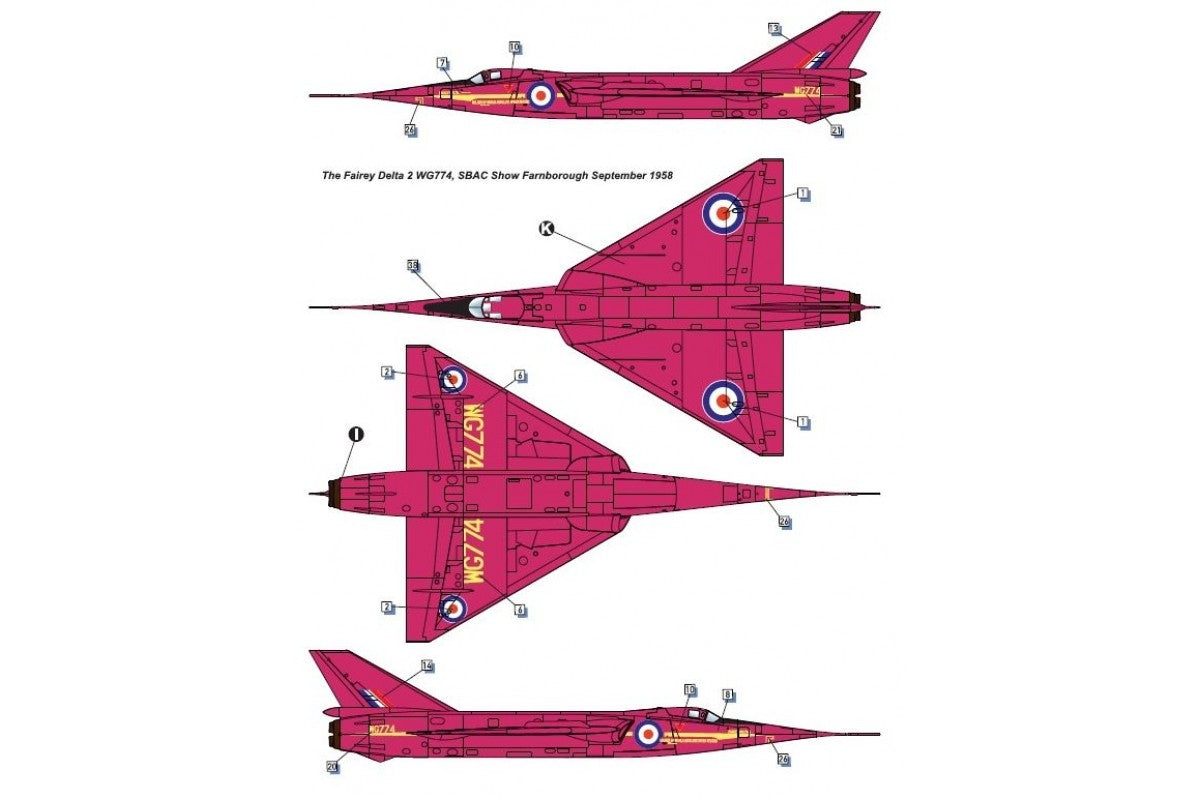 Dora Wings 72009 Fairey Delta 2 British supersonic research aircraft 1/72 – Bild 7