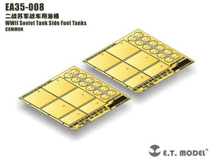 E.T. Model EA35-008 WWII Soviet Tank Side Fuel Tanks 1/35 – zdjęcie 2