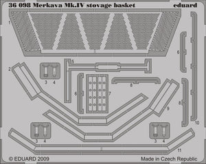 Eduard 36098 Merkava Mk. IV stowage basket 1/35 Academy