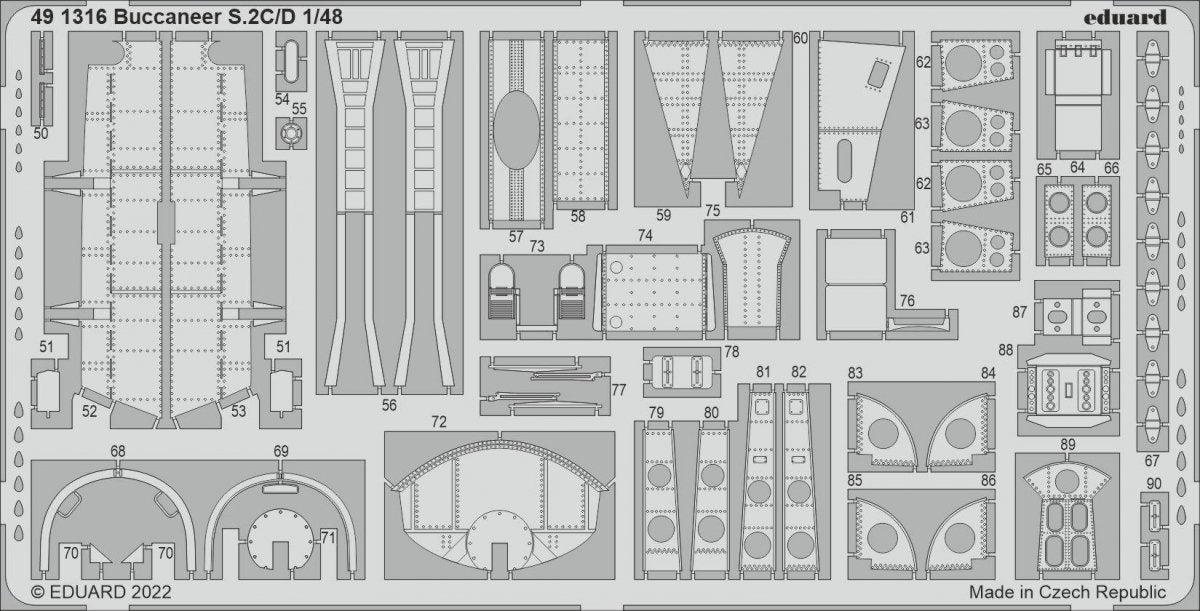 Eduard BIG49358 Buccaneer S.2C/ D AIRFIX 1/48 – zdjęcie 2