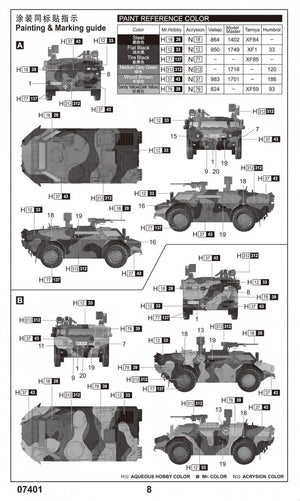 Trumpeter 07401 German Fennek LGS - Dutch Version 1/72 – immagine 5