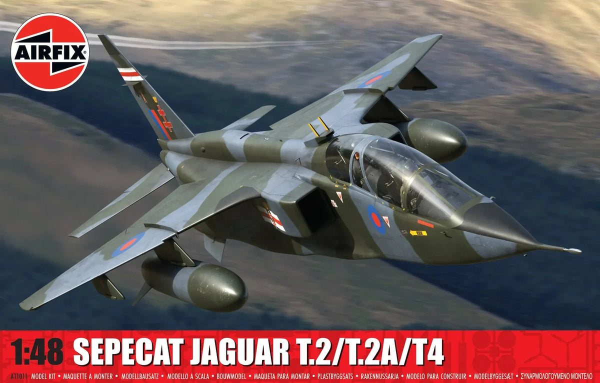 Airfix 11011 SEPECAT Jaguar T.2 &amp;amp; T.4 - 1/48 – zdjęcie 2