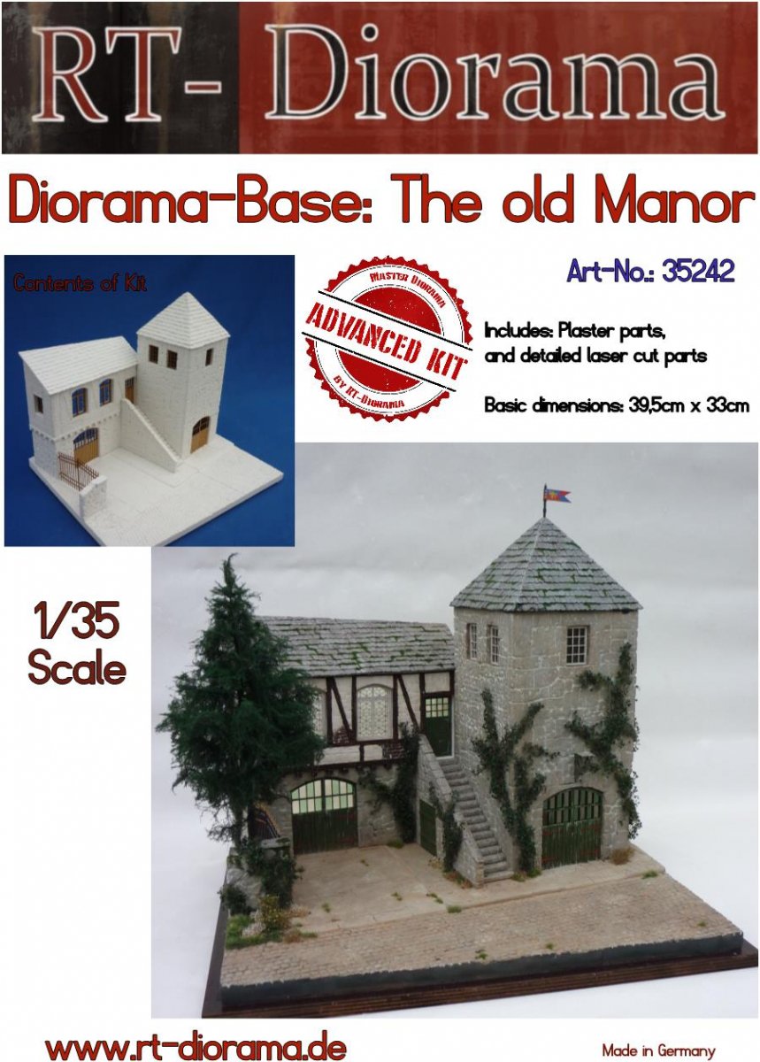 RT-Diorama 35242 Diorama-Base: &amp;quot;Old Manor&amp;quot; 1/35