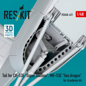RESKIT RSU48-0431 Tail for CH-53E &amp;quot;Super Stallion&amp;quot;, MH-53E &amp;quot;Sea dragon&amp;quot; for Academy kit (3D printed) 1/48 – image 5