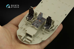Quinta Studio QD+35108 MH-60L 3D-Printed &amp;amp; coloured Interior on decal paper (Kitty Hawk) (with 3D-printed resin parts) 1/35 – Bild 12